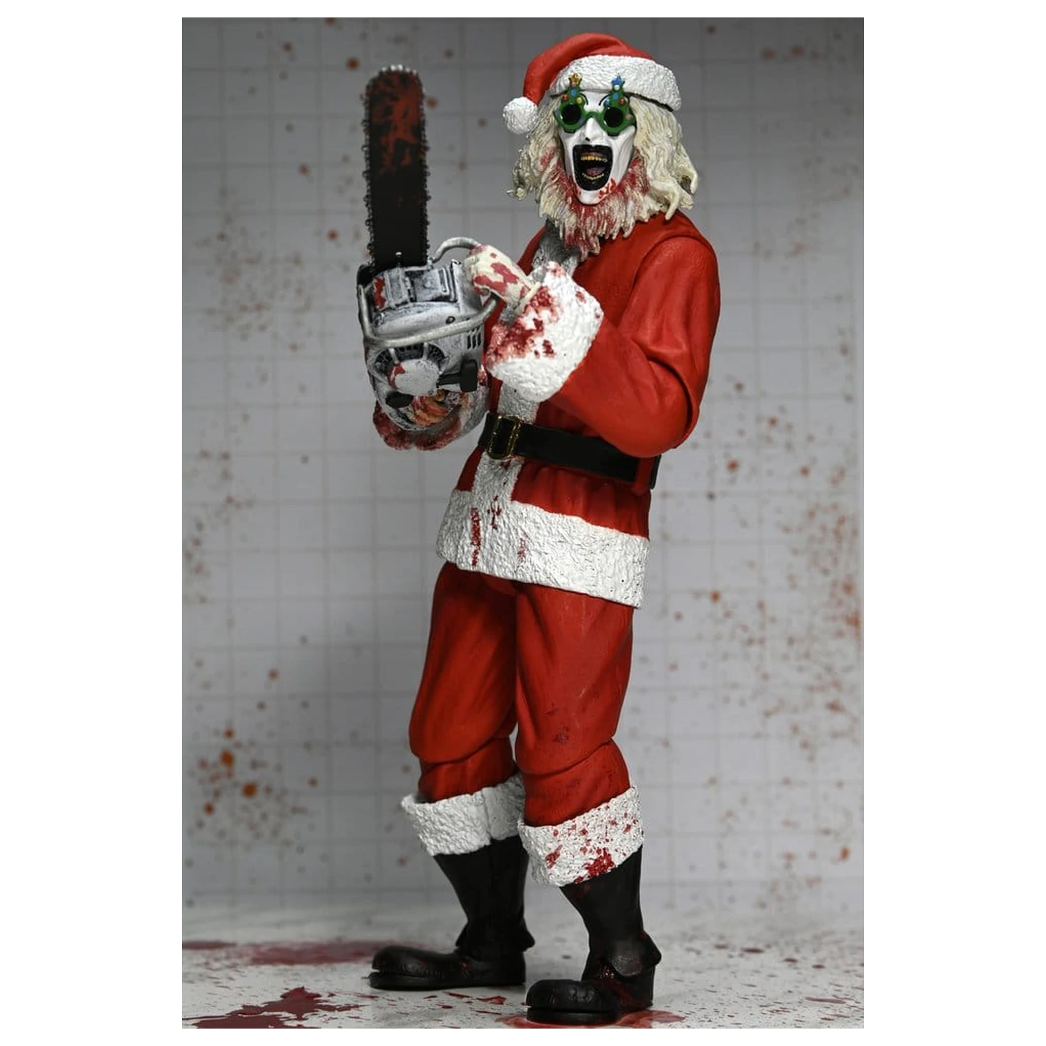 Terrifier 3 Action Figure Ultimate Santa Suit Art the Clown (Bloody Version) 18 cm fotografija proizvoda