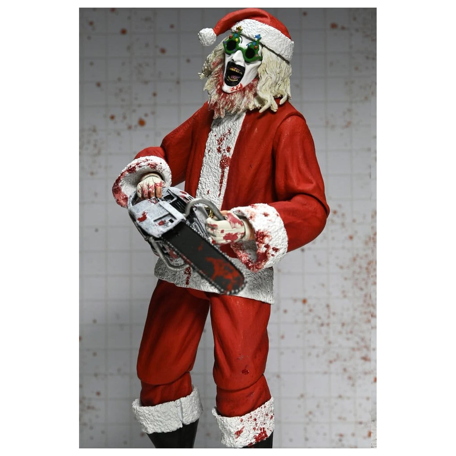 Terrifier 3 Action Figure Ultimate Santa Suit Art the Clown (Bloody Version) 18 cm fotografija proizvoda