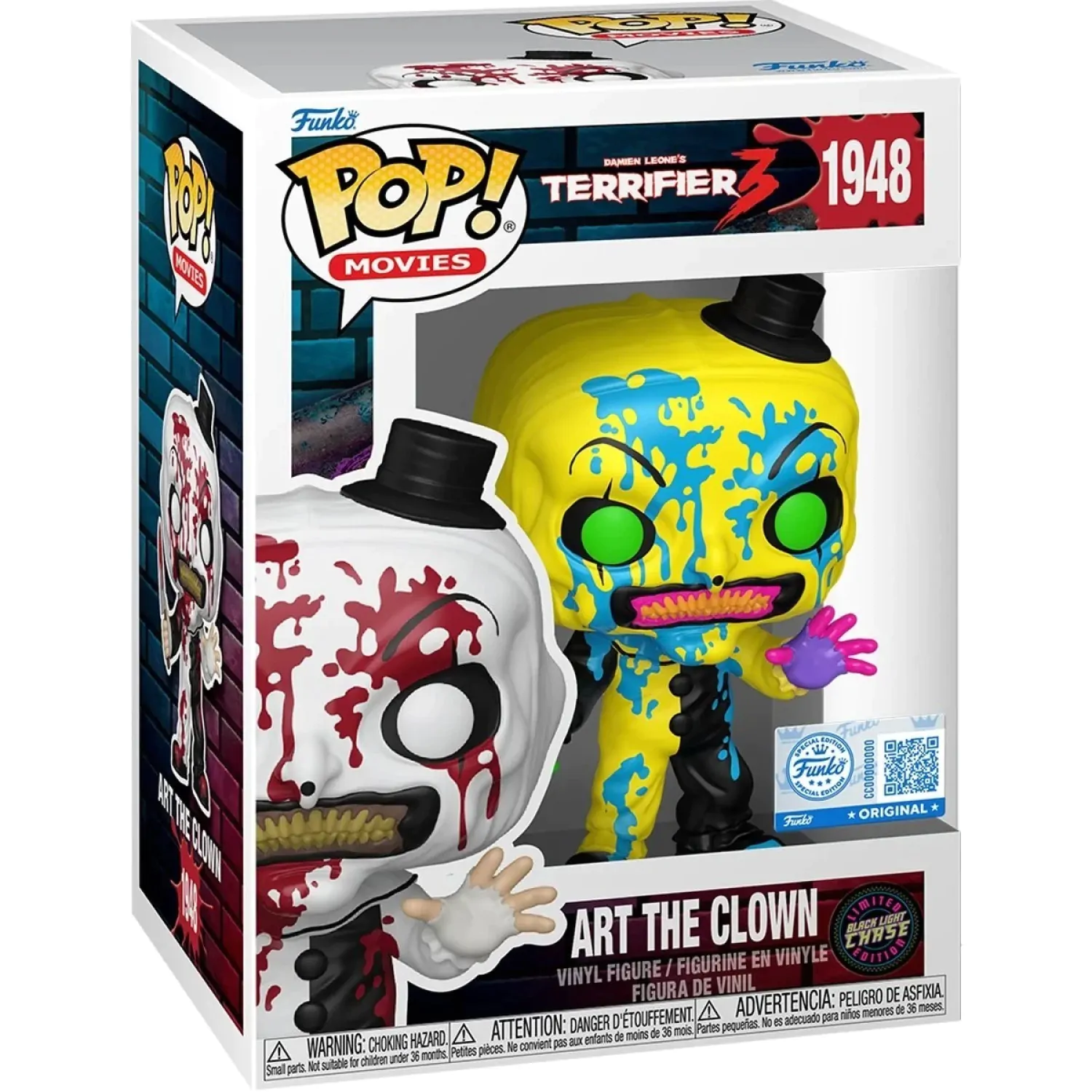 Terrifier Funko POP! figura - Art the Clown (Bloody) Chase fotografija proizvoda