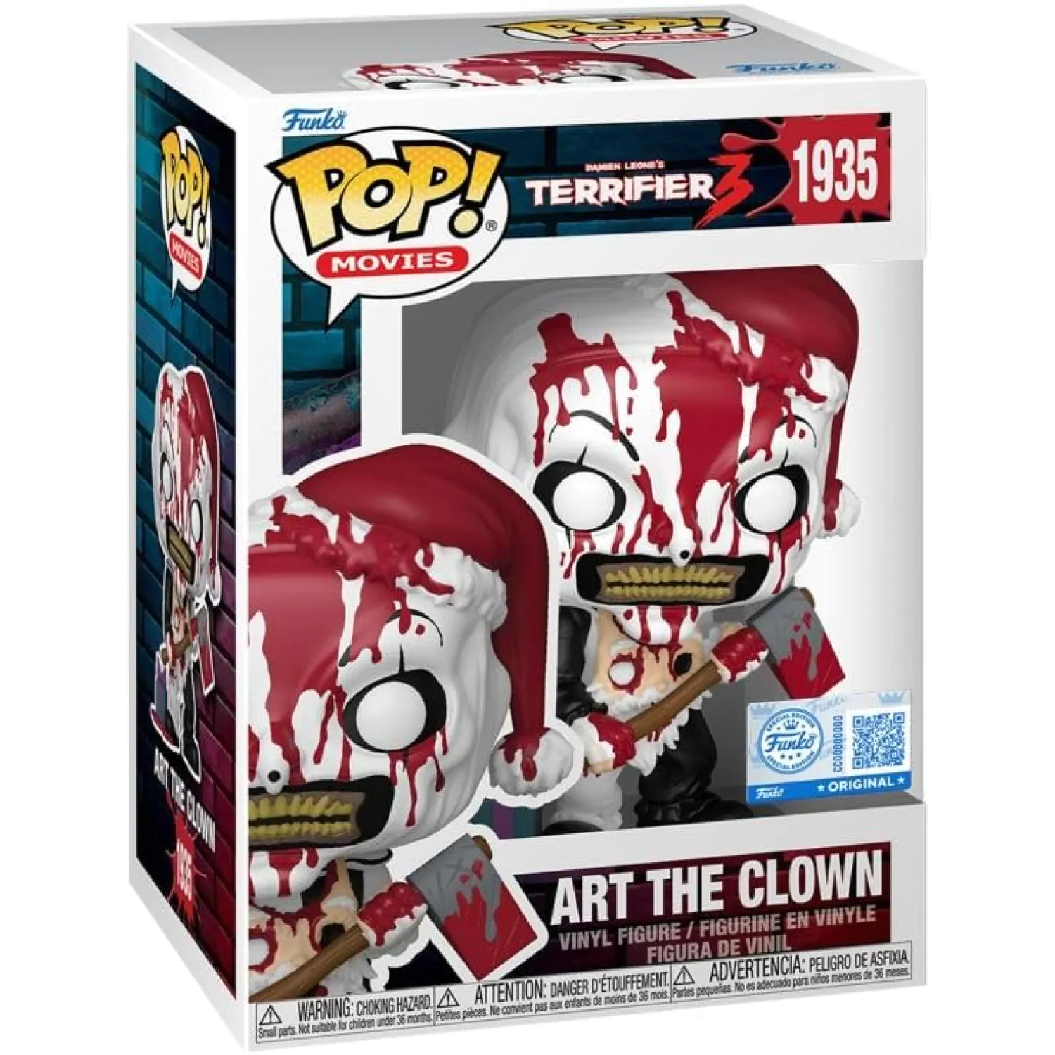 Terrifier Funko POP! figura - Art the Clown (Bloody with Axe) fotografija proizvoda