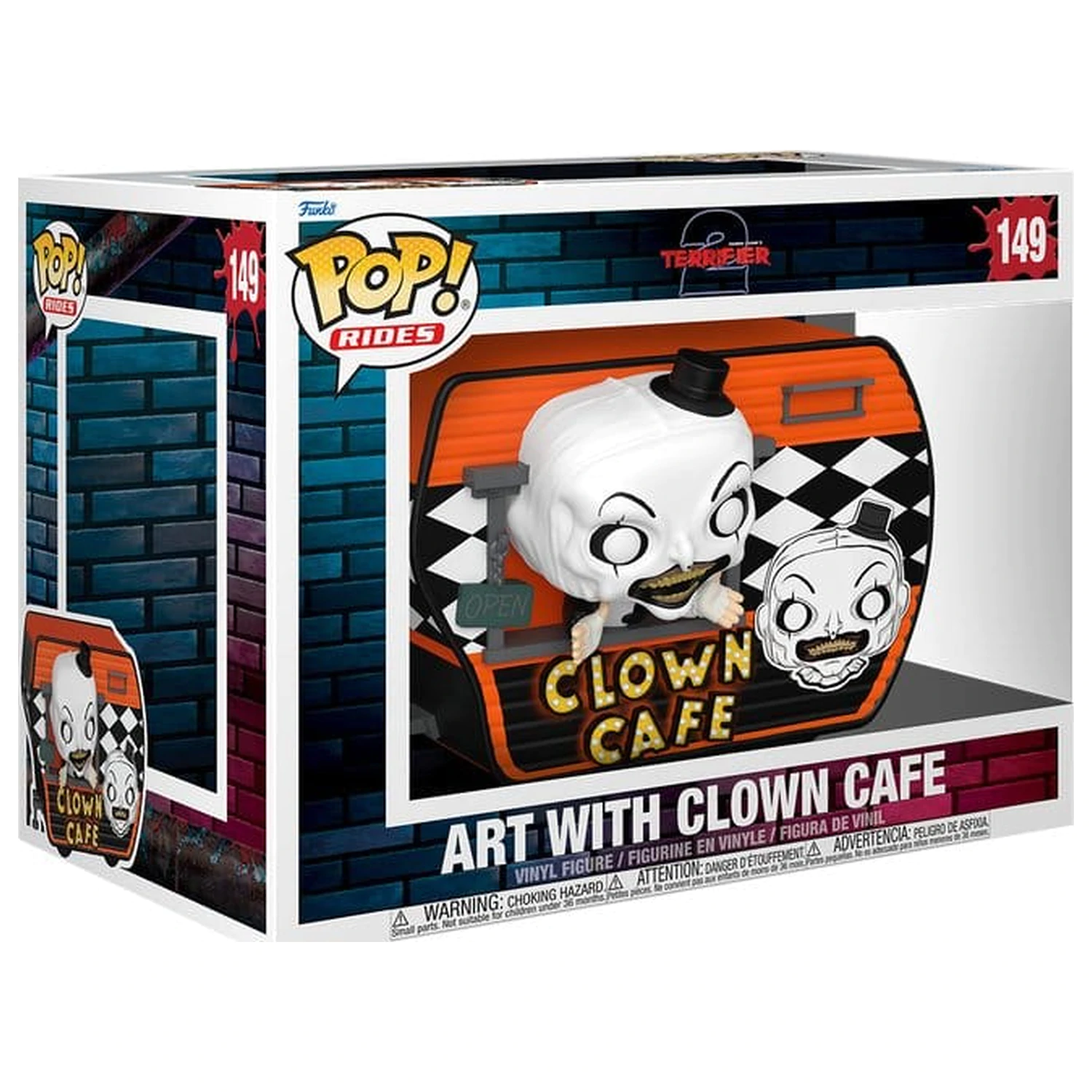 Terrifier Funko POP! Rides Super Deluxe Vinilna figura Kafić s Artom 15 cm fotografija proizvoda
