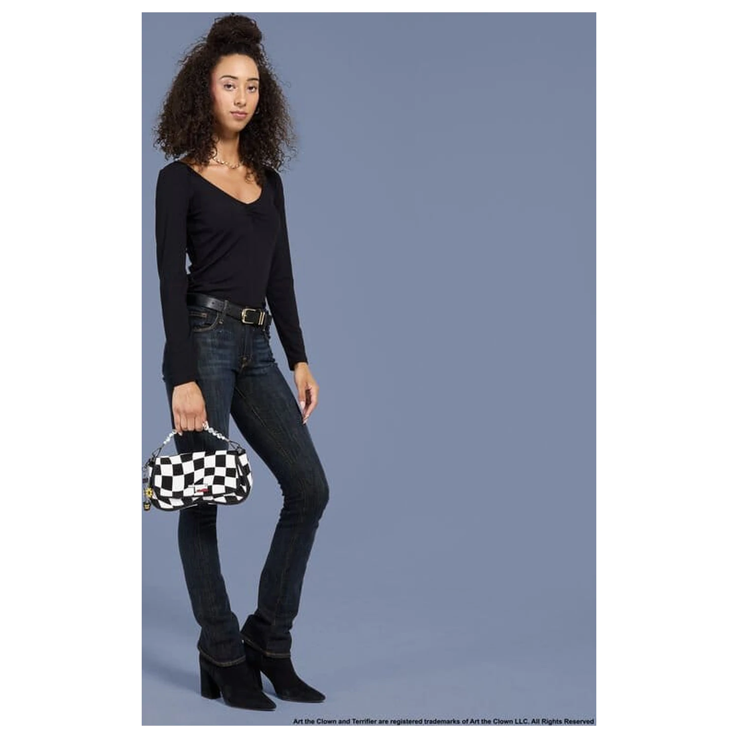 Terrifier by Loungefly Crossbody torba Art the Clown Checkered fotografija proizvoda