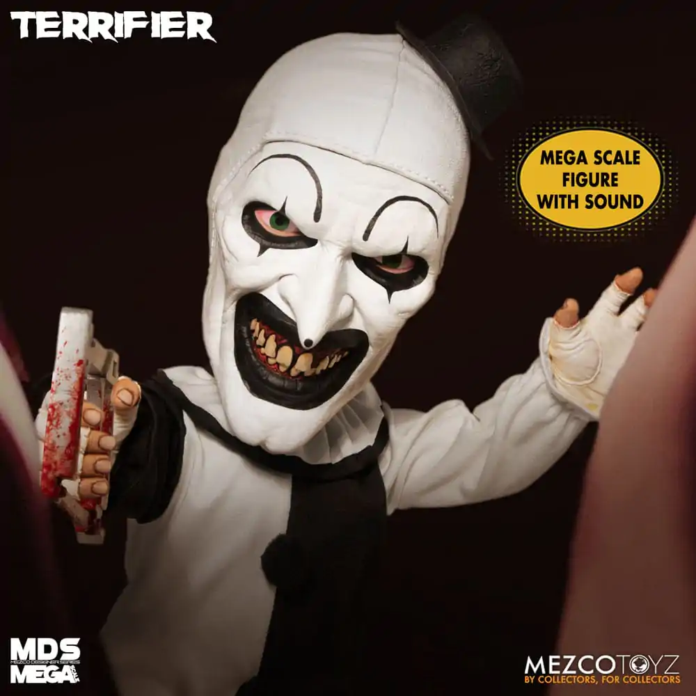 Terrifier MDS Mega Scale plišana lutka Art the Clown sa zvukom 38 cm fotografija proizvoda