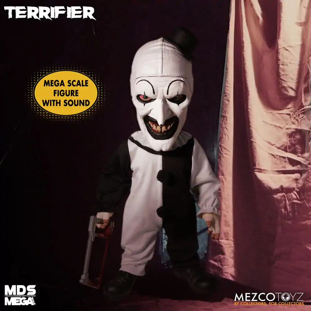 Terrifier MDS Mega Scale plišana lutka Art the Clown sa zvukom 38 cm fotografija proizvoda