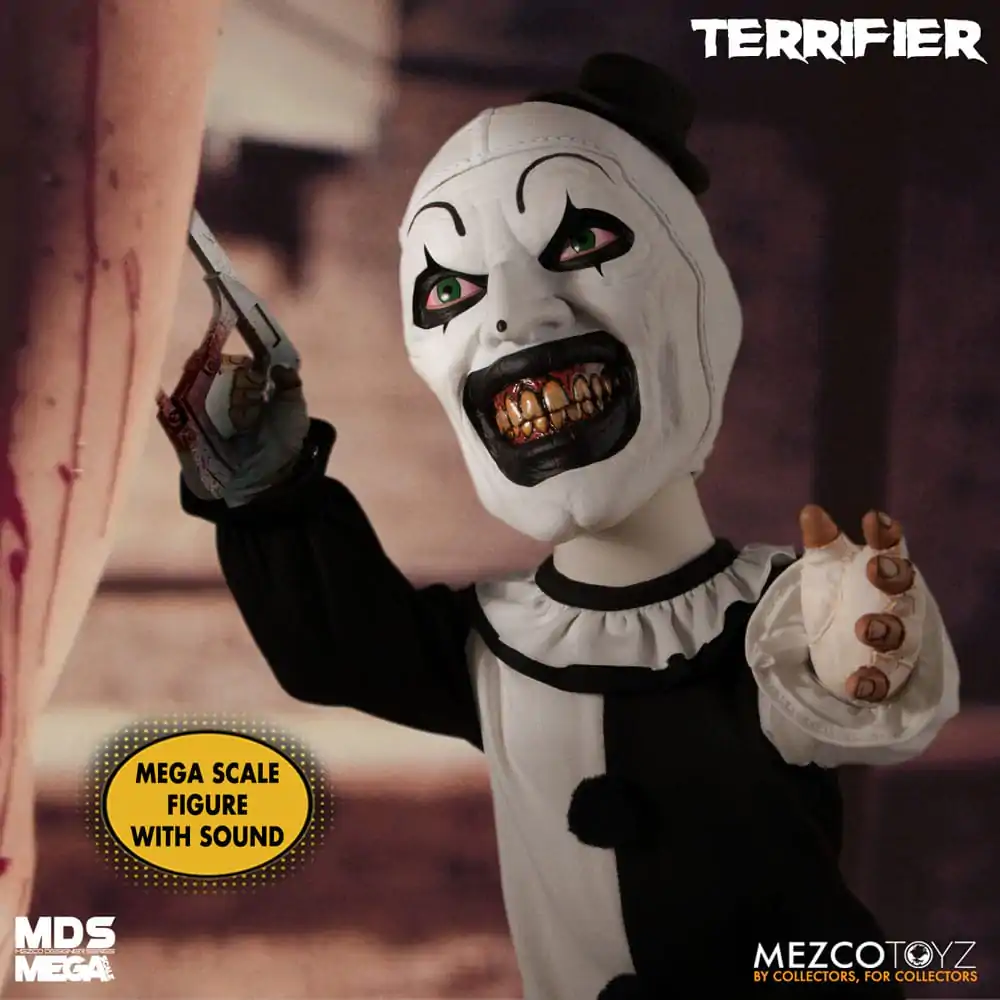 Terrifier MDS Mega Scale plišana lutka Art the Clown sa zvukom 38 cm fotografija proizvoda