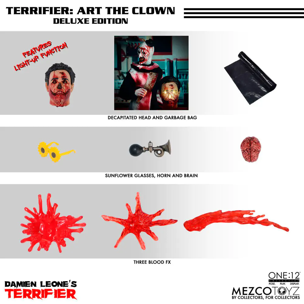 Terrifier One:12 Art the Clown figura 18 cm fotografija proizvoda