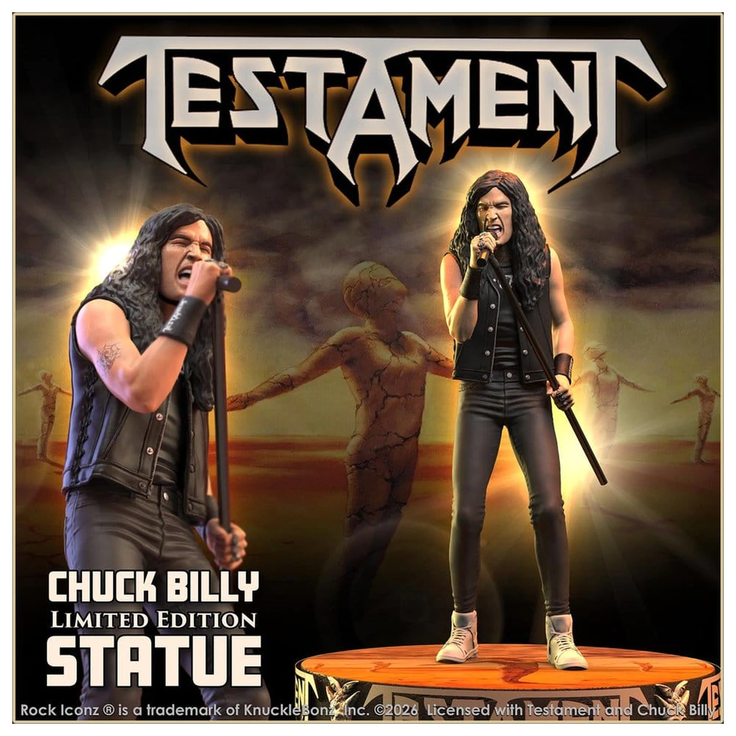 Testament Rock Iconz Kip Chuck Billy 22 cm fotografija proizvoda