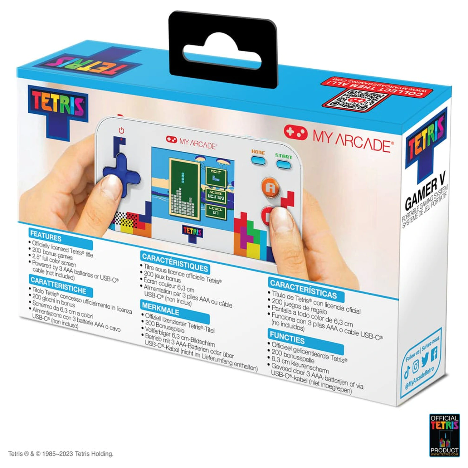 Tetris prijenosni sustav za video igre Gamer V fotografija proizvoda