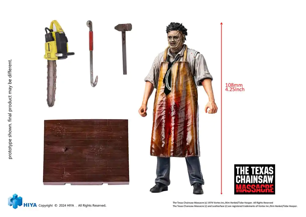 Texas Chainsaw Massacre (1974) Exquisite Mini akcijska figura 1/18 Maska za ubijanje 11 cm fotografija proizvoda