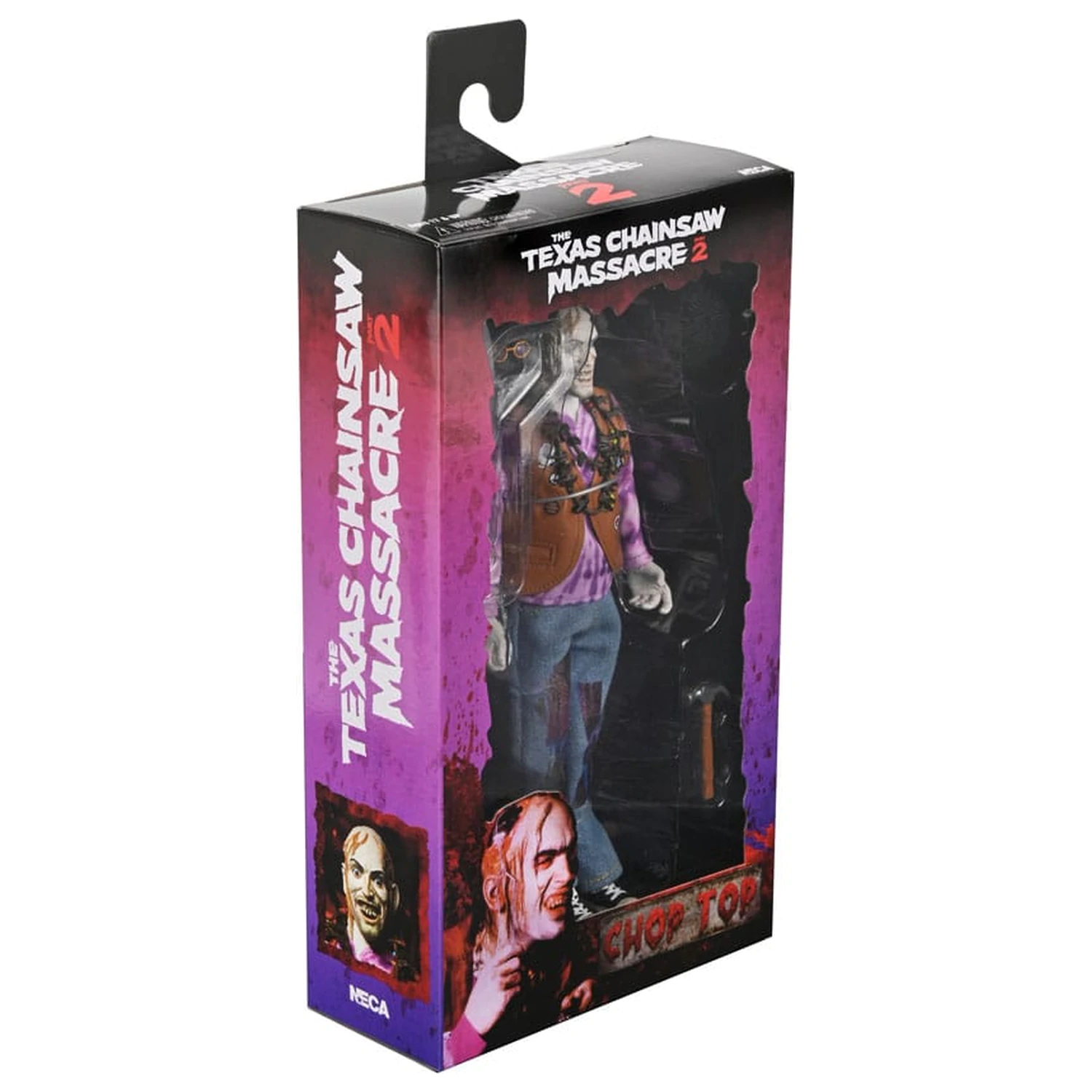 Texas Chainsaw Massacre 2 Clothed figura, akcija, Chop Top 20 cm fotografija proizvoda