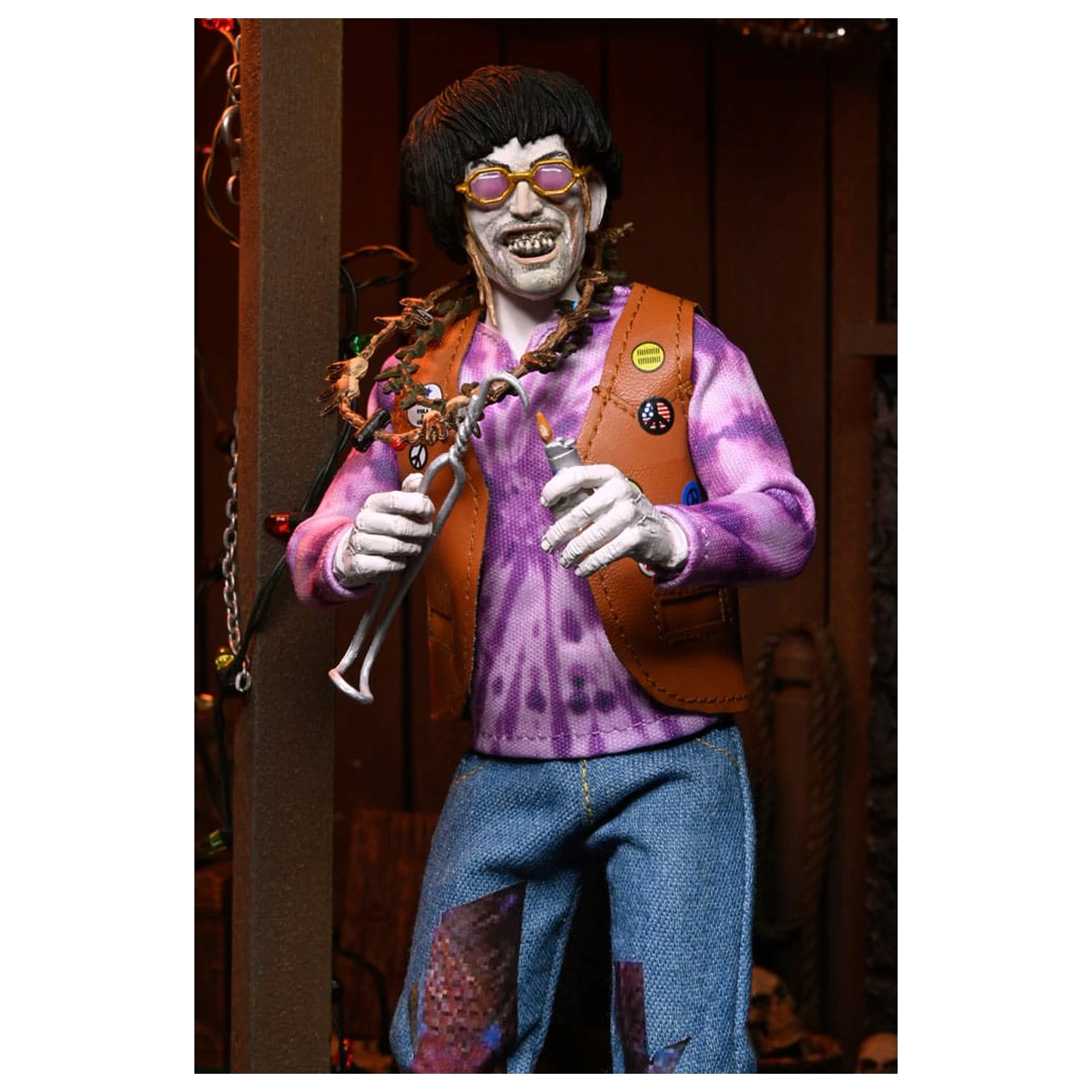 Texas Chainsaw Massacre 2 Clothed figura, akcija, Chop Top 20 cm fotografija proizvoda