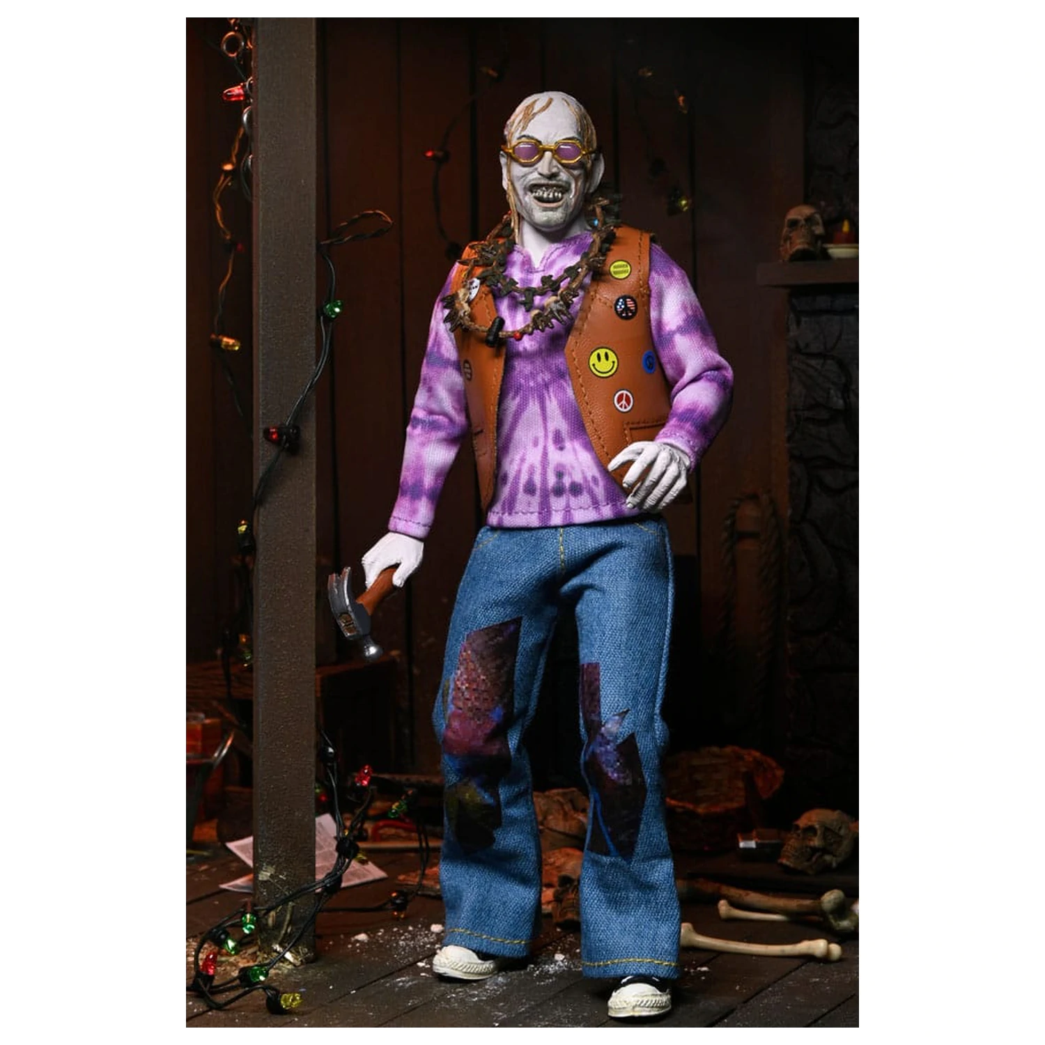 Texas Chainsaw Massacre 2 Clothed figura, akcija, Chop Top 20 cm fotografija proizvoda