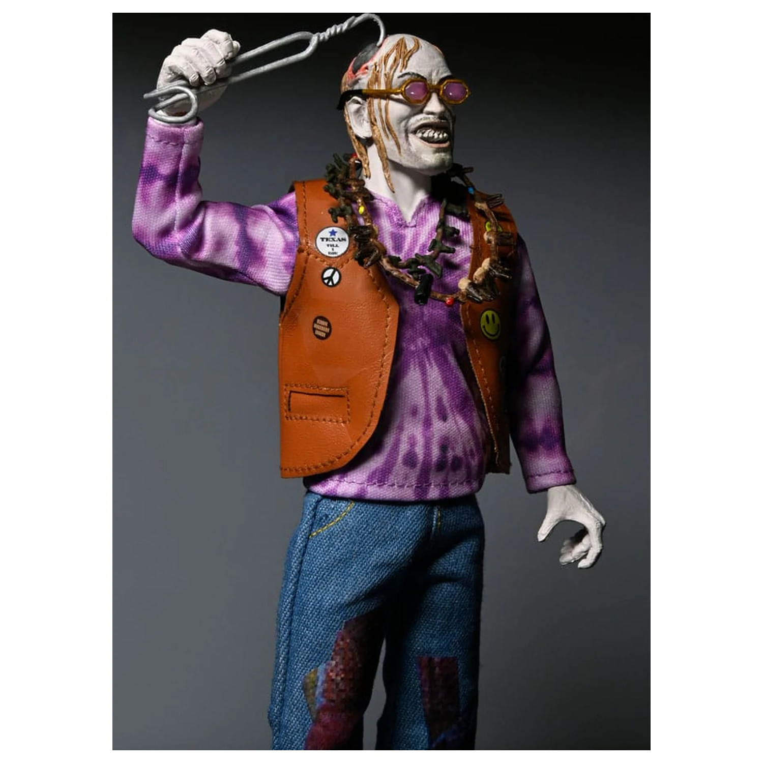 Texas Chainsaw Massacre 2 Clothed figura, akcija, Chop Top 20 cm fotografija proizvoda