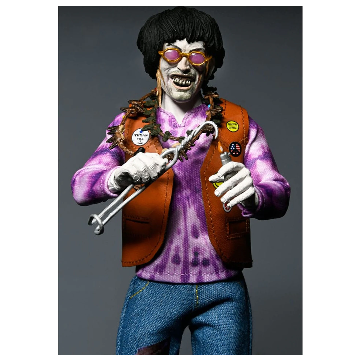 Texas Chainsaw Massacre 2 Clothed figura, akcija, Chop Top 20 cm fotografija proizvoda