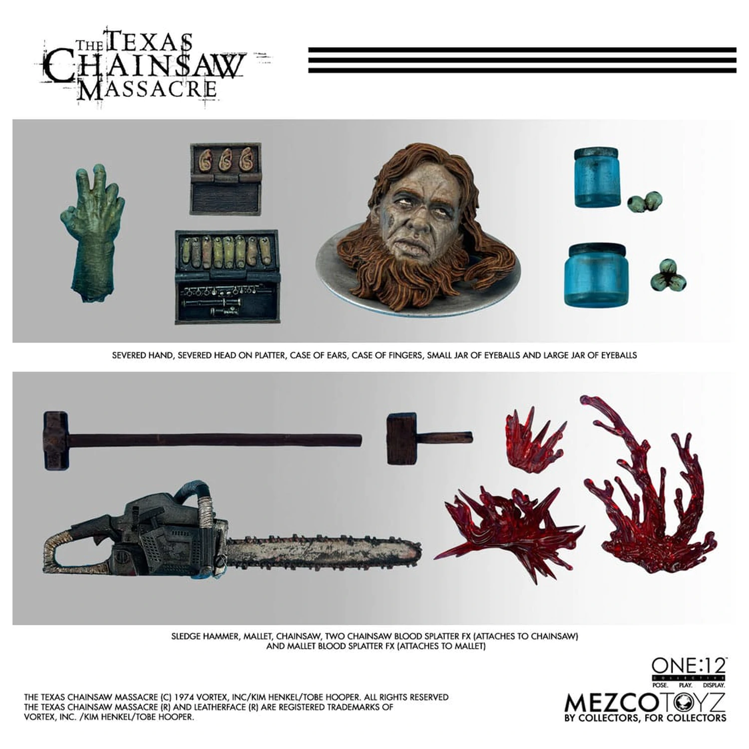 Texas Chainsaw Massacre (2003) akcijska figura 1/12 Leatherface 17 cm fotografija proizvoda