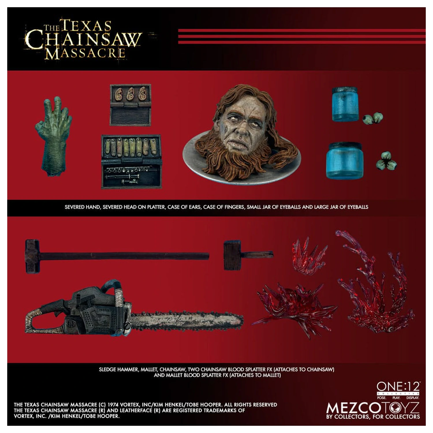 Texas Chainsaw Massacre (2003) akcijska figura 1/12 Leatherface 17 cm fotografija proizvoda