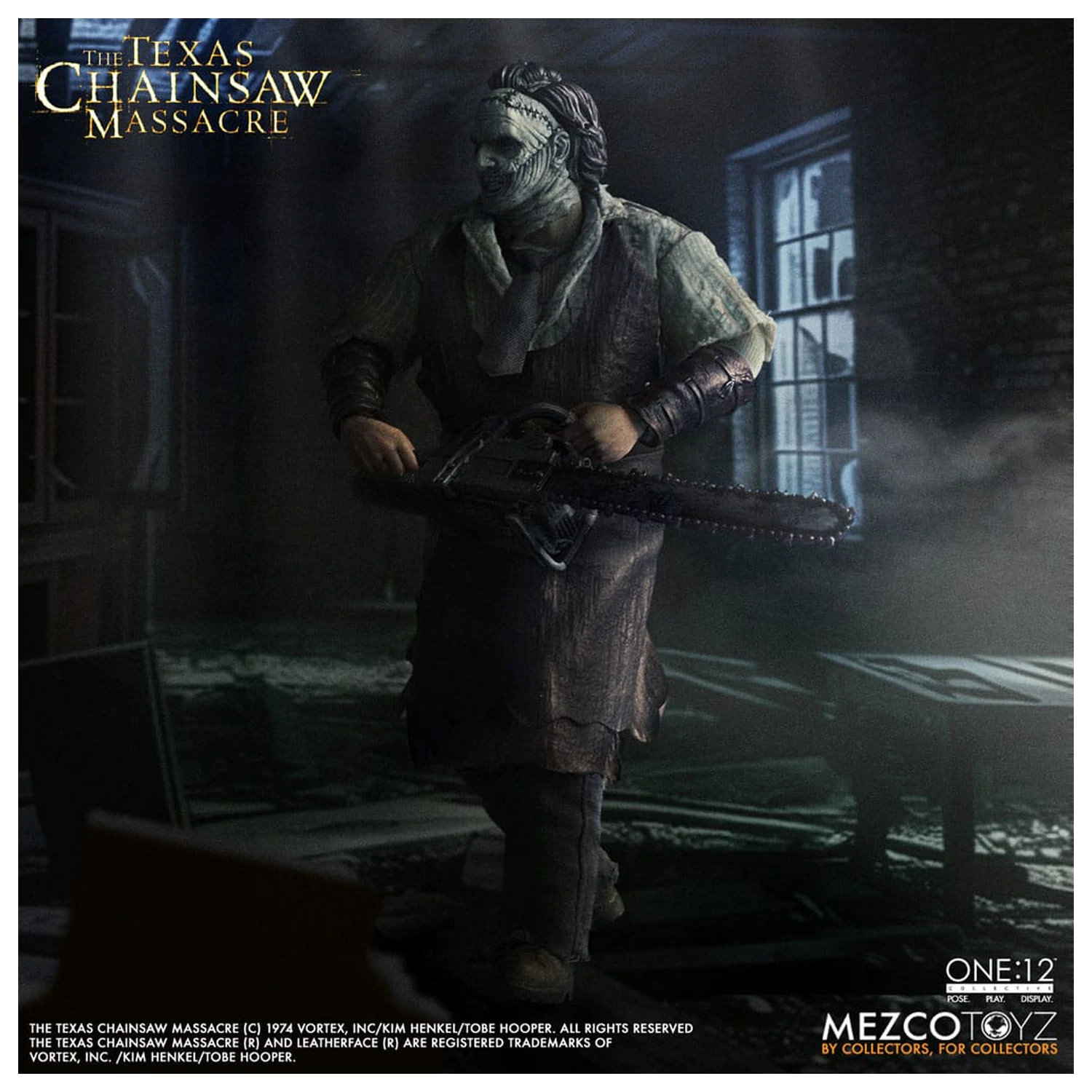 Texas Chainsaw Massacre (2003) akcijska figura 1/12 Leatherface 17 cm fotografija proizvoda