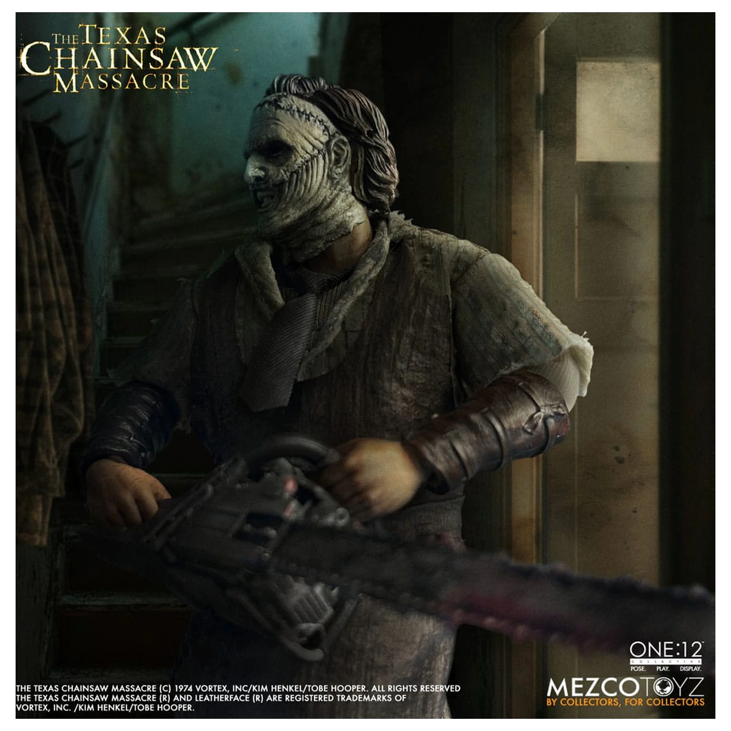 Texas Chainsaw Massacre (2003) akcijska figura 1/12 Leatherface 17 cm fotografija proizvoda
