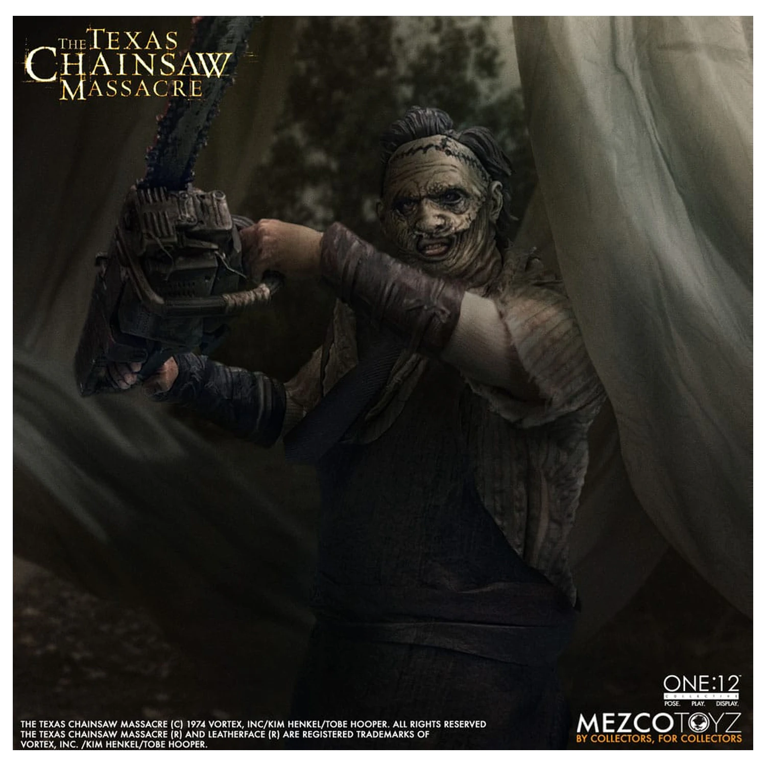 Texas Chainsaw Massacre (2003) akcijska figura 1/12 Leatherface 17 cm fotografija proizvoda