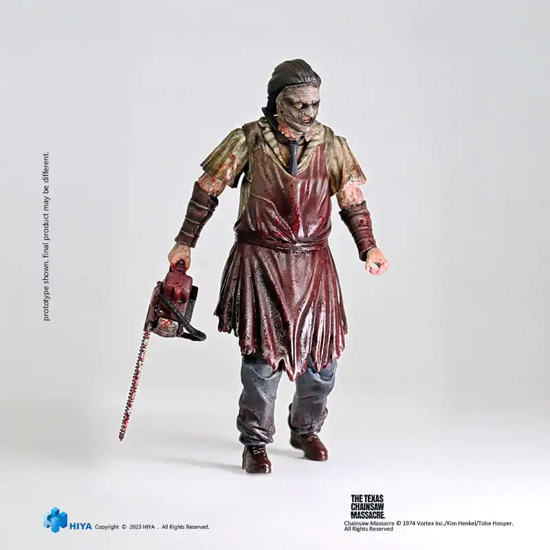 Texas Chainsaw Massacre (2003) Exquisite Mini Akcijska Figura 1/18 Thomas Hewitt Slaughter Version 11 cm fotografija proizvoda