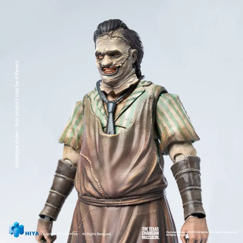 Texas Chainsaw Massacre (2003) Exquisite Mini akcijska figura 1/18 Leatherface 2003 Killing Mask 11 cm fotografija proizvoda