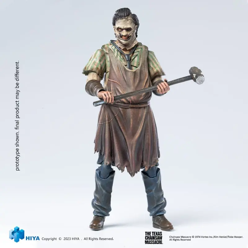 Texas Chainsaw Massacre (2003) Exquisite Mini akcijska figura 1/18 Leatherface 2003 Killing Mask 11 cm fotografija proizvoda