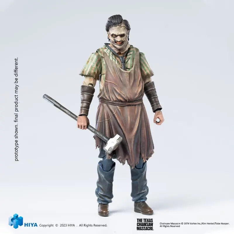 Texas Chainsaw Massacre (2003) Exquisite Mini akcijska figura 1/18 Leatherface 2003 Killing Mask 11 cm fotografija proizvoda