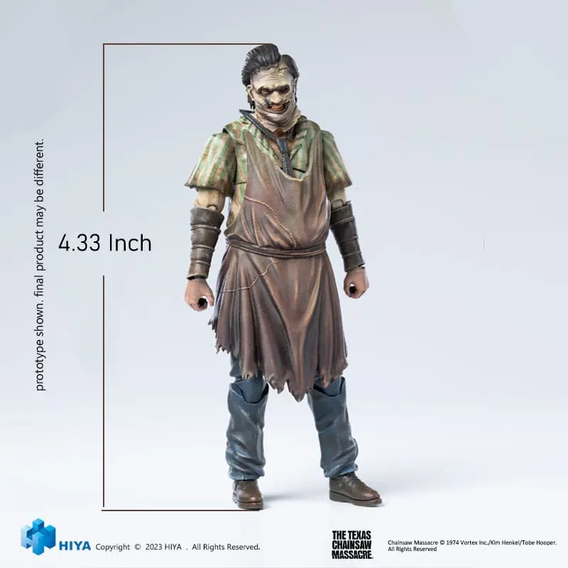 Texas Chainsaw Massacre (2003) Exquisite Mini akcijska figura 1/18 Leatherface 2003 Killing Mask 11 cm fotografija proizvoda