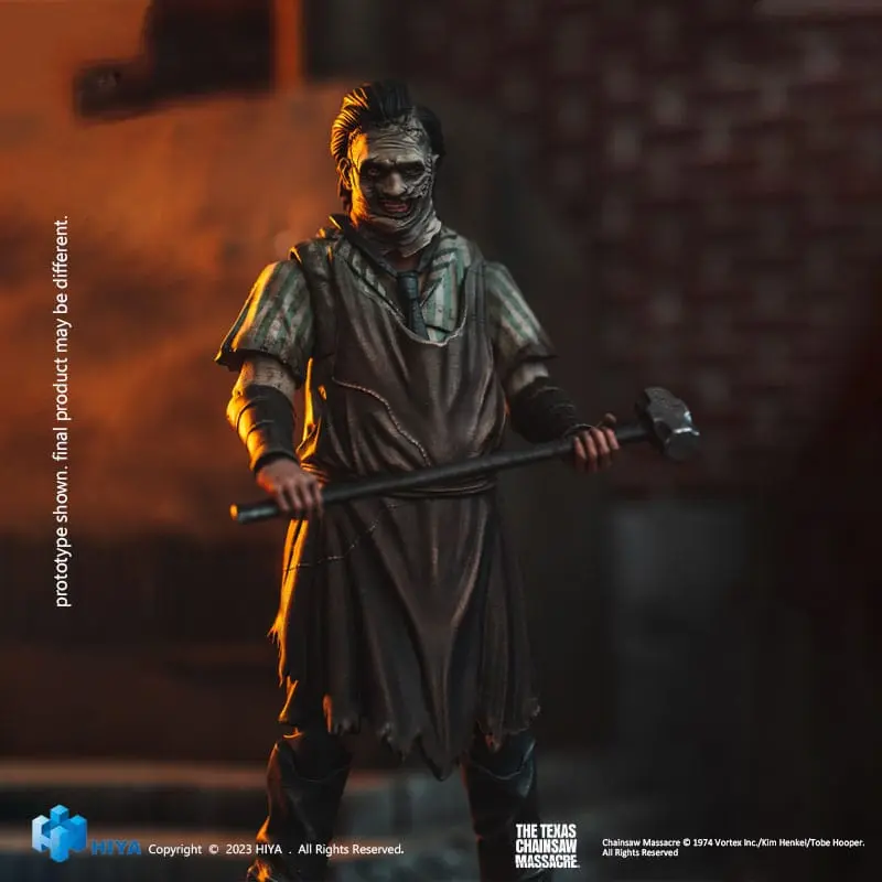 Texas Chainsaw Massacre (2003) Exquisite Mini akcijska figura 1/18 Leatherface 2003 Killing Mask 11 cm fotografija proizvoda