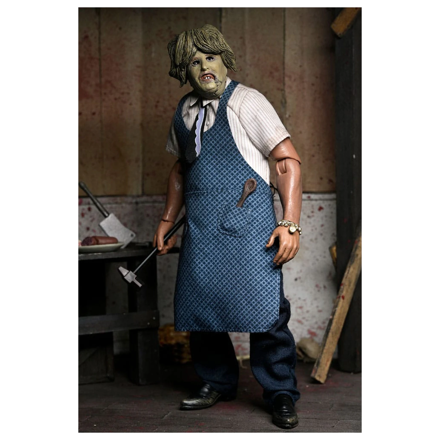 Texas Chainsaw Massacre Clothed akcijska figura Leatherface s maskom stare dame 20 cm fotografija proizvoda