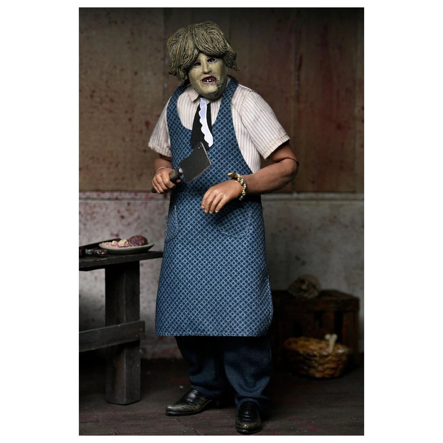 Texas Chainsaw Massacre Clothed akcijska figura Leatherface s maskom stare dame 20 cm fotografija proizvoda