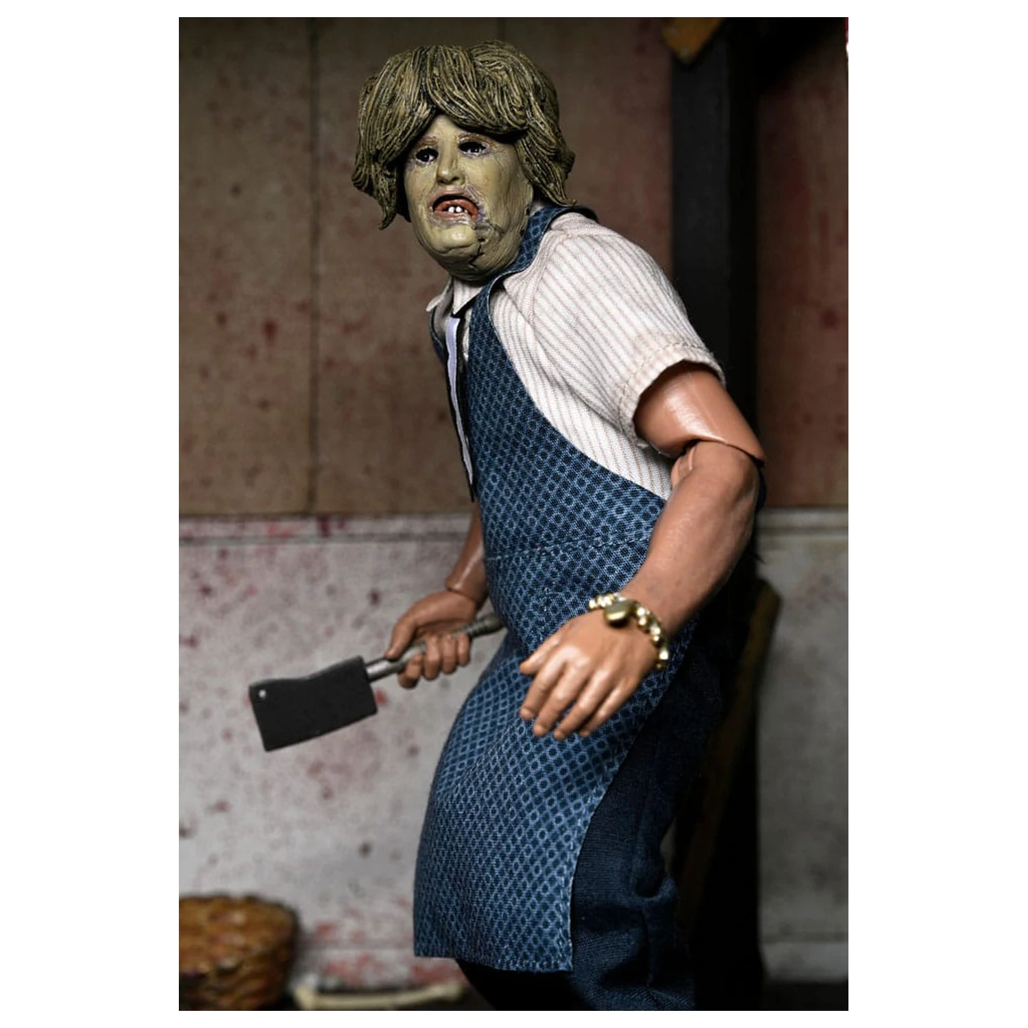 Texas Chainsaw Massacre Clothed akcijska figura Leatherface s maskom stare dame 20 cm fotografija proizvoda