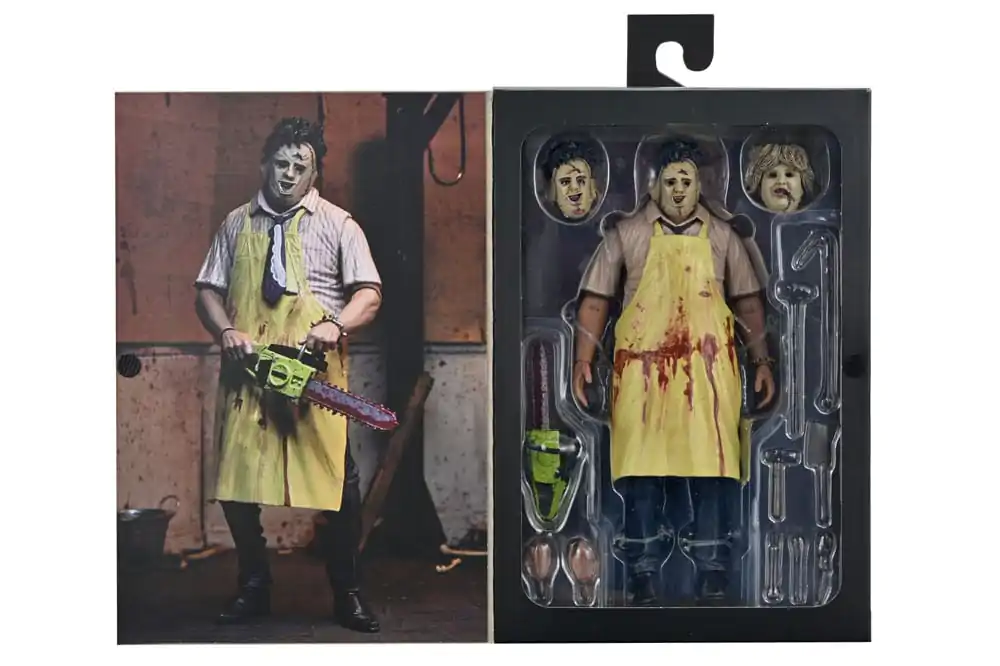 Texas Chainsaw Massacre Odjevena akcijska figura Leatherface 50. obljetnica 20 cm fotografija proizvoda