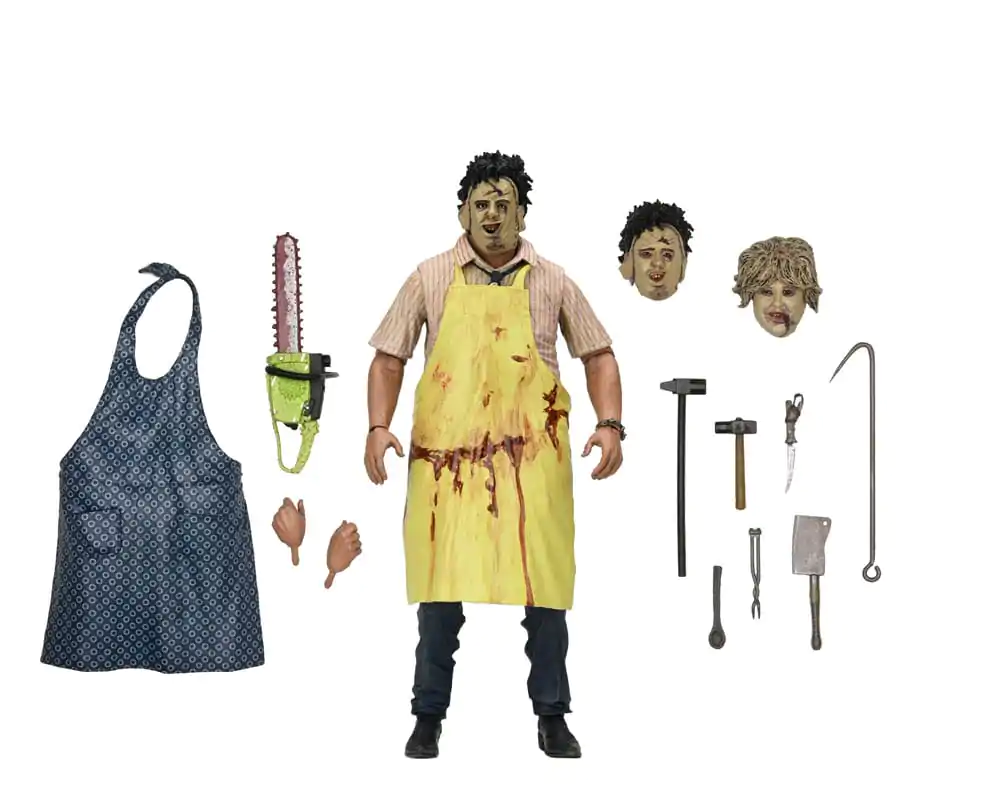 Texas Chainsaw Massacre Odjevena akcijska figura Leatherface 50. obljetnica 20 cm fotografija proizvoda