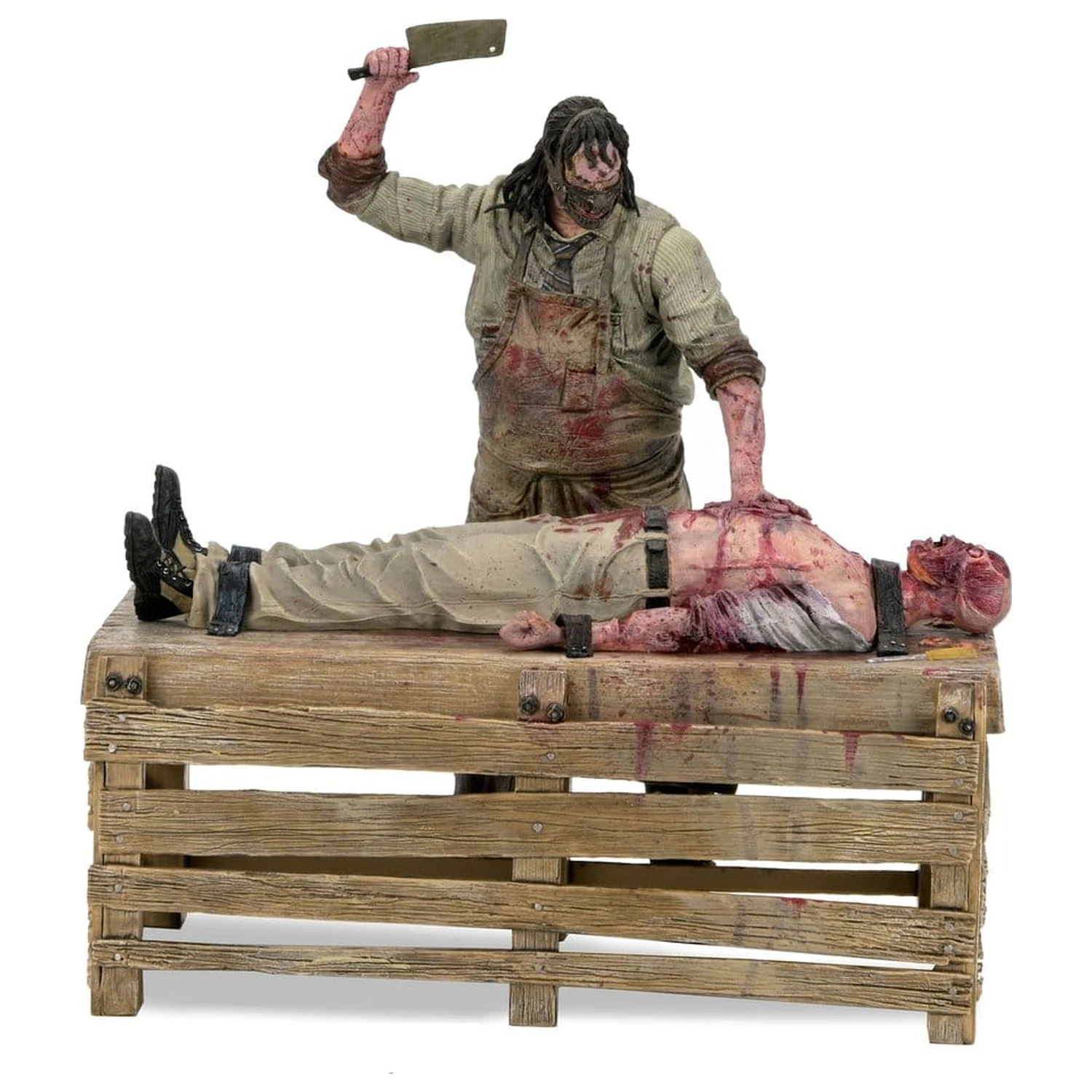 Texas Chainsaw Massacre: The Beginning Diorama akcijska figura Leatherface Slaughterhouse komplet u kutiji 18 cm fotografija proizvoda