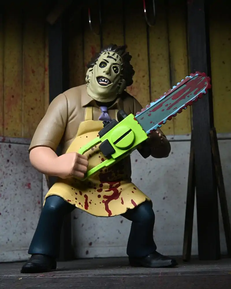 Texas Chainsaw Massacre Toony Terrors akcijska figura 50. obljetnica Leatherface (Bloody) 15 cm fotografija proizvoda