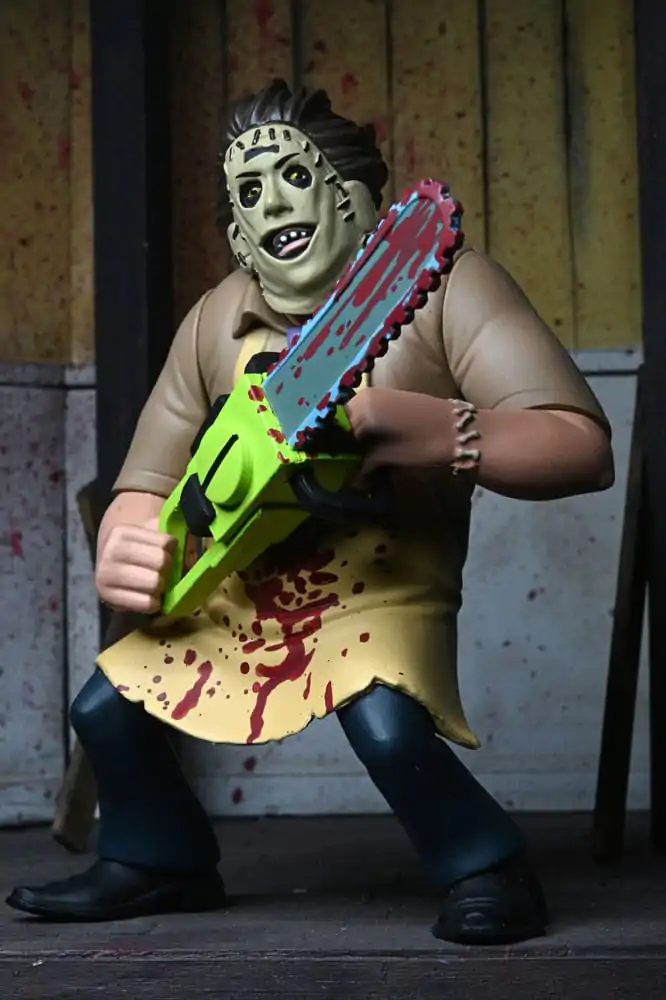 Texas Chainsaw Massacre Toony Terrors akcijska figura 50. obljetnica Leatherface (Bloody) 15 cm fotografija proizvoda