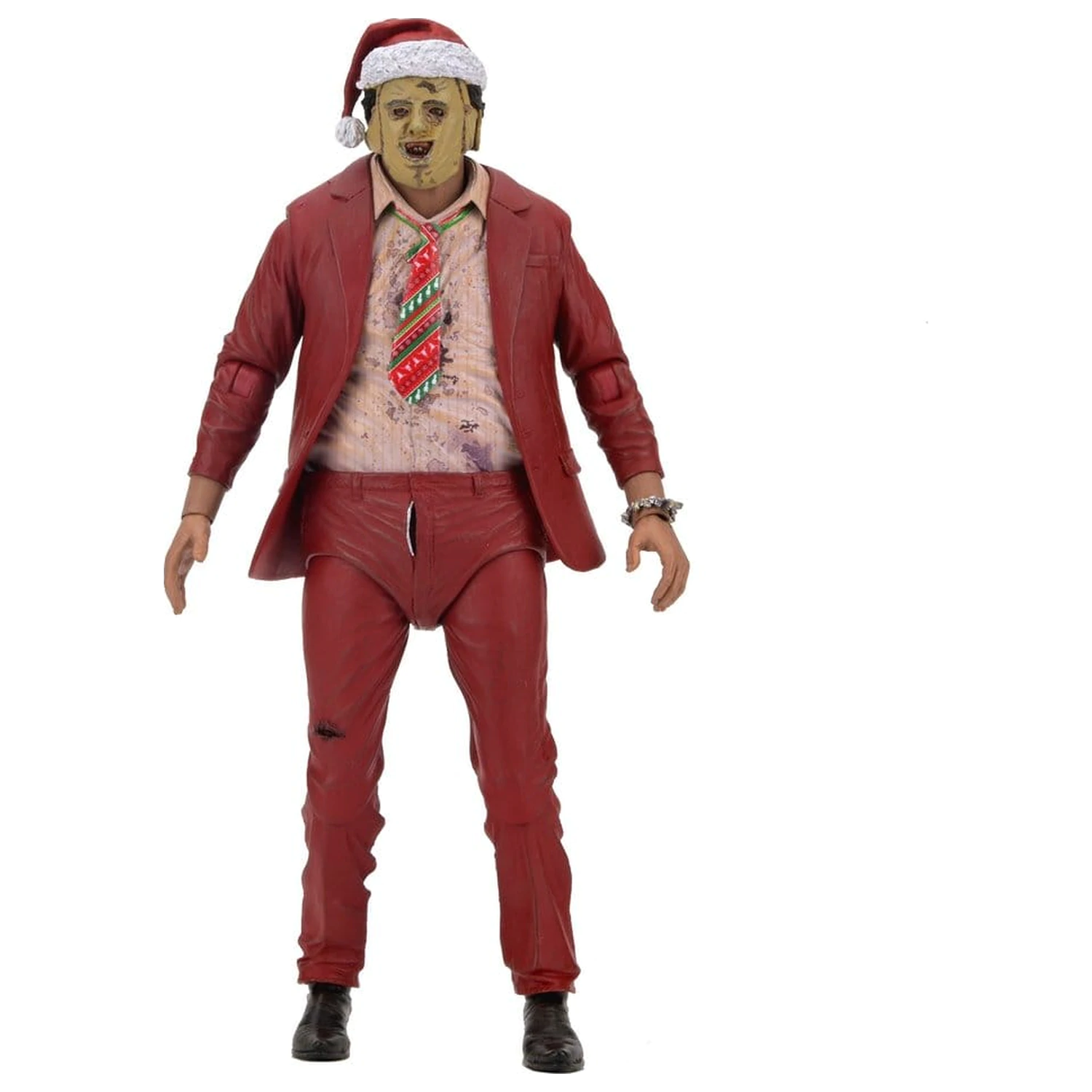 Texas Chainsaw Massacre Ultimate akcijska figura Santa Leatherface 18 cm fotografija proizvoda