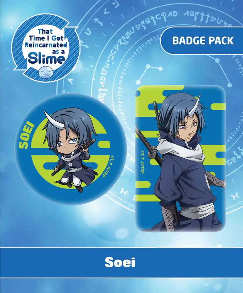 That Time I Got Reincarnated as a Slime Pin Bedževi 2-Pack Soei fotografija proizvoda
