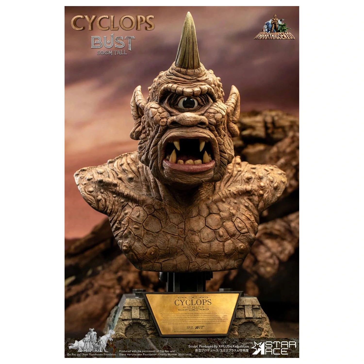 The 7th Voyage of Sinbad poprsje Ray Harryhausens Cyclops 50 cm fotografija proizvoda