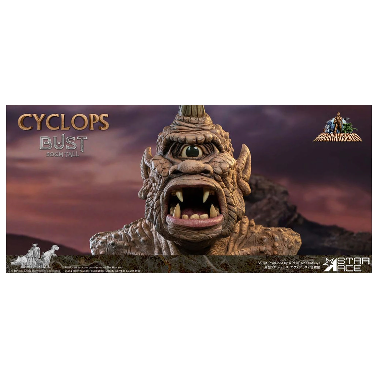 The 7th Voyage of Sinbad poprsje Ray Harryhausens Cyclops 50 cm fotografija proizvoda