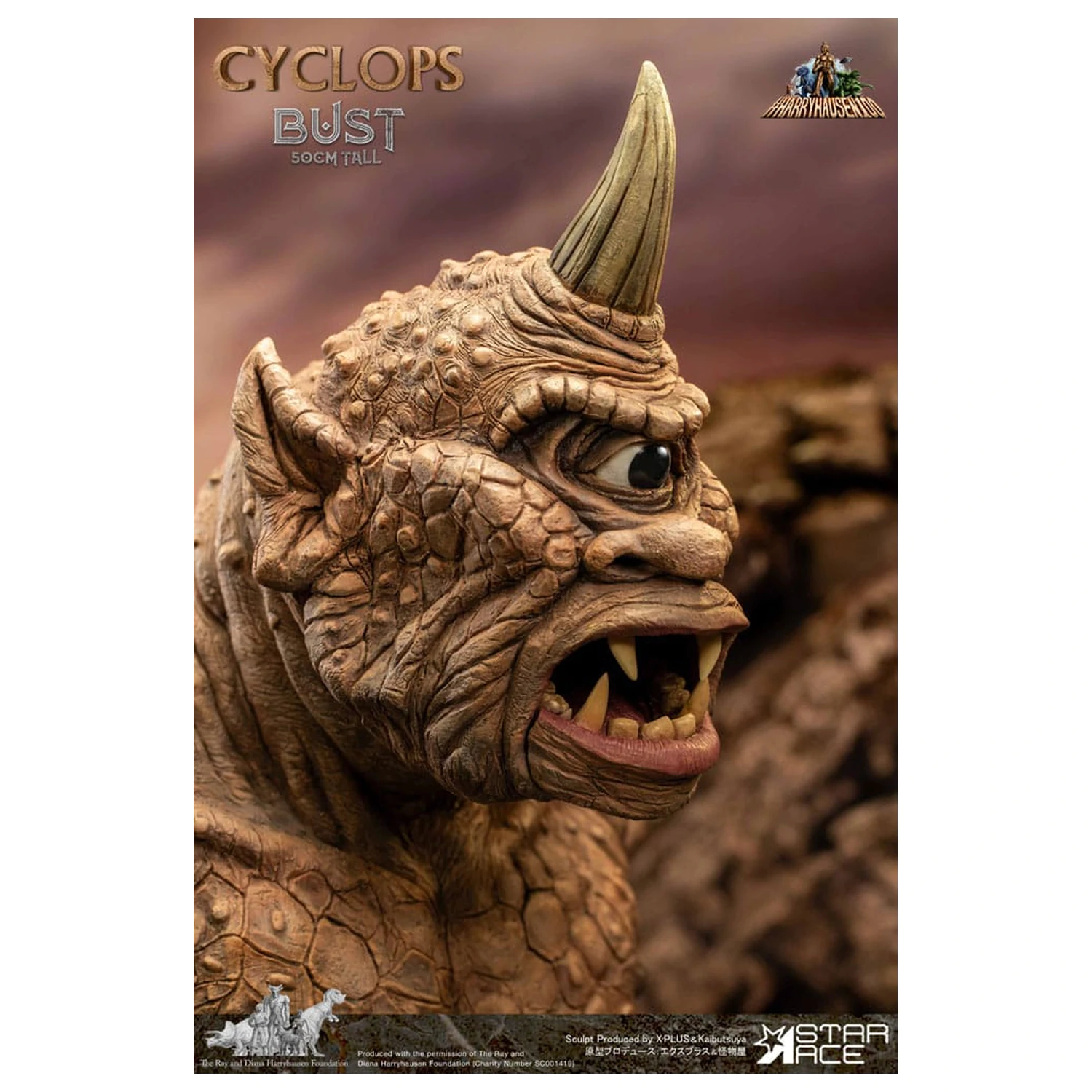 The 7th Voyage of Sinbad poprsje Ray Harryhausens Cyclops 50 cm fotografija proizvoda