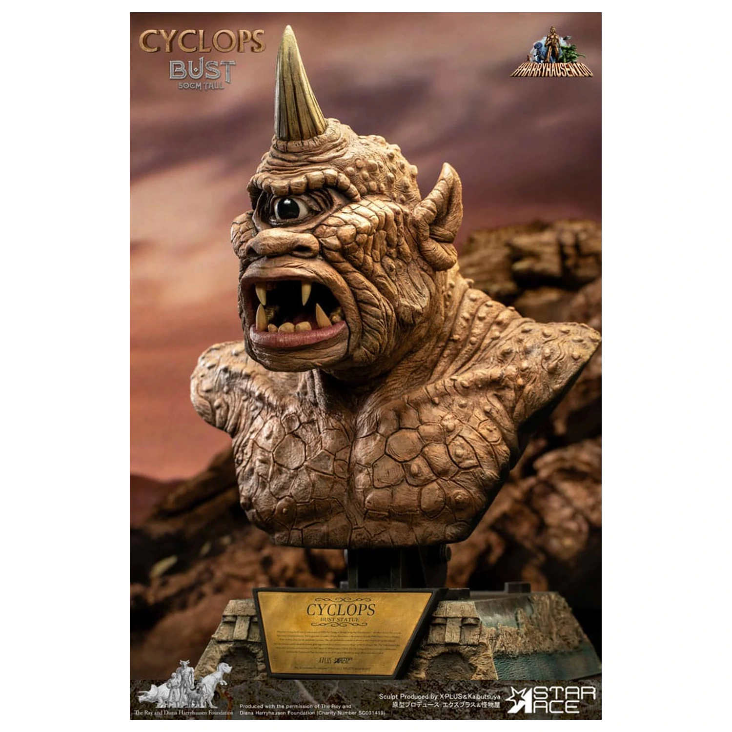 The 7th Voyage of Sinbad poprsje Ray Harryhausens Cyclops 50 cm fotografija proizvoda