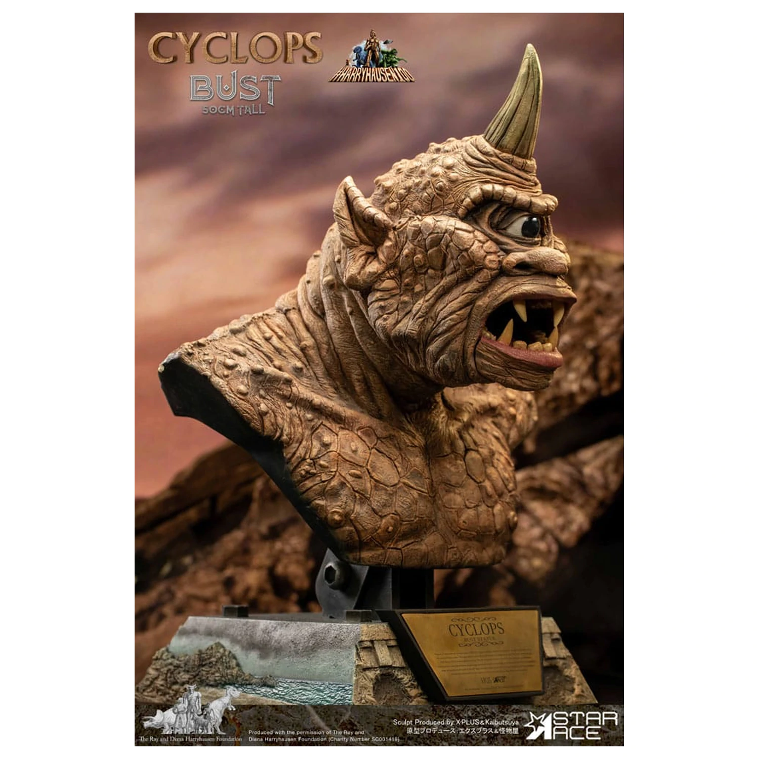 The 7th Voyage of Sinbad poprsje Ray Harryhausens Cyclops 50 cm fotografija proizvoda