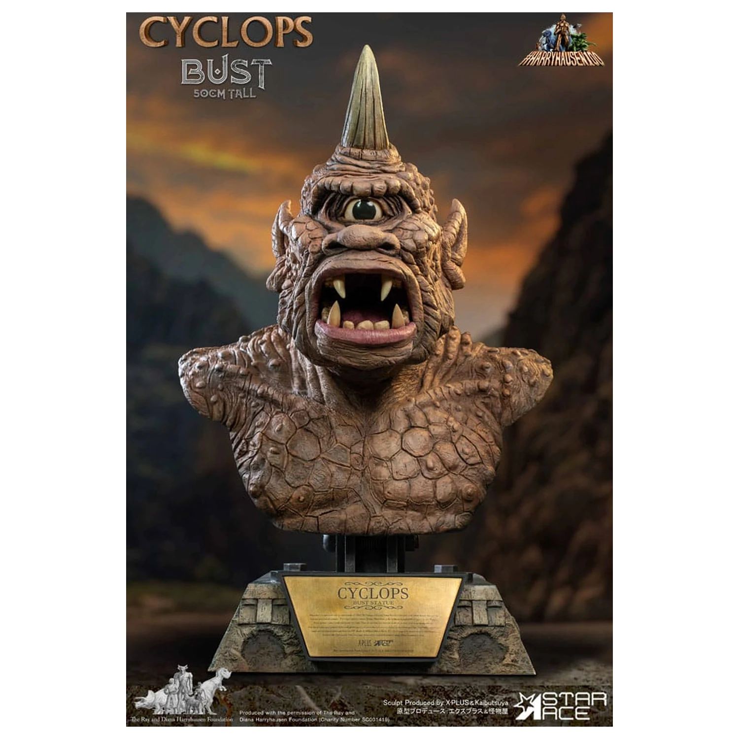 The 7th Voyage of Sinbad poprsje Ray Harryhausens Cyclops 50 cm fotografija proizvoda