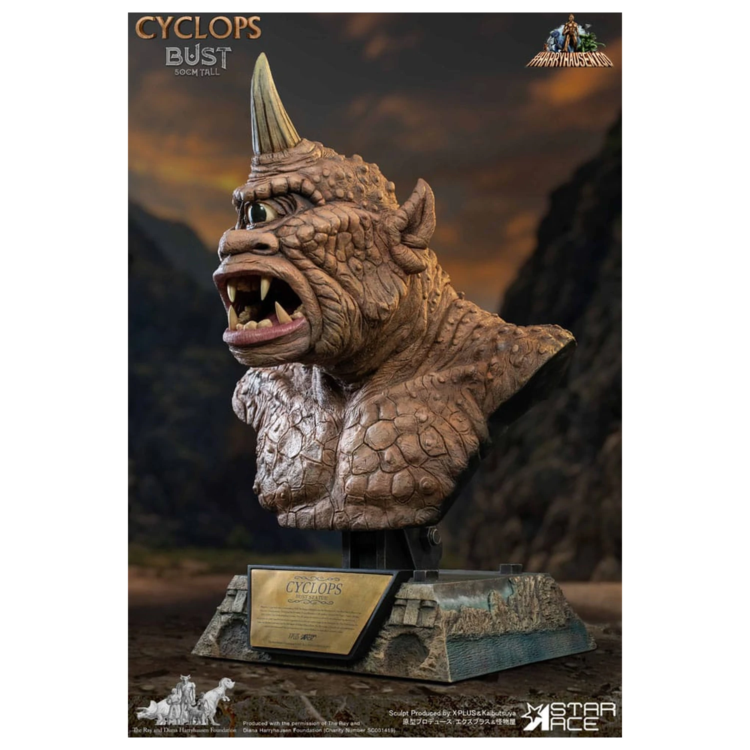 The 7th Voyage of Sinbad poprsje Ray Harryhausens Cyclops 50 cm fotografija proizvoda