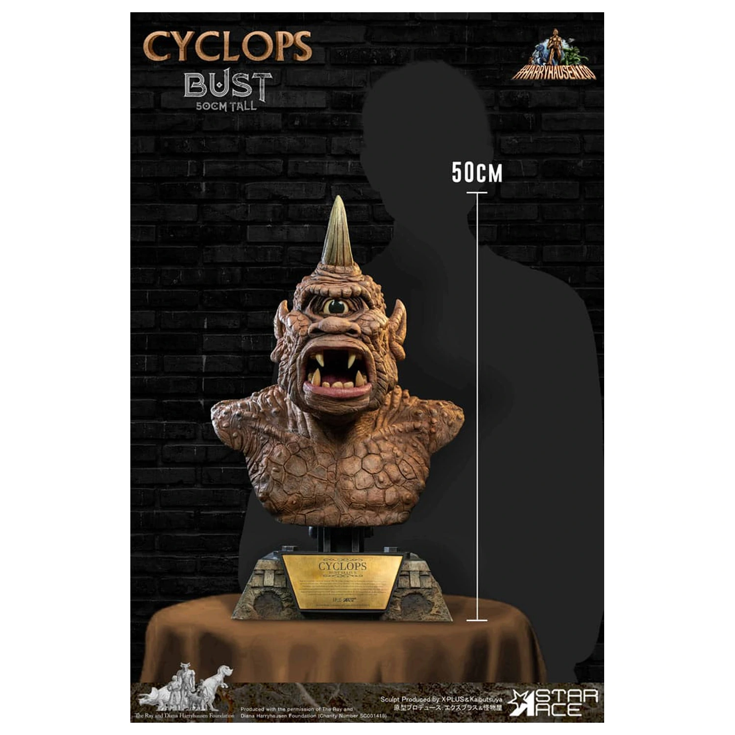 The 7th Voyage of Sinbad poprsje Ray Harryhausens Cyclops 50 cm fotografija proizvoda