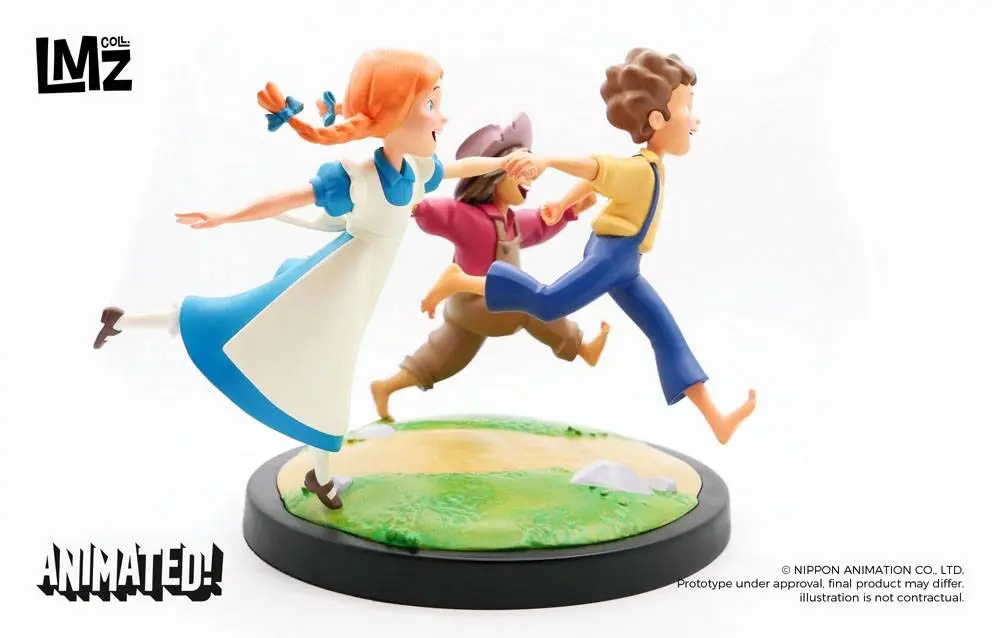 The Adventures of Tom Sawyer Animated! Statua Tom, Huck & Becky 23 cm fotografija proizvoda