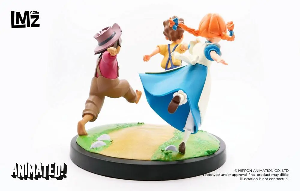 The Adventures of Tom Sawyer Animated! Statua Tom, Huck & Becky 23 cm fotografija proizvoda