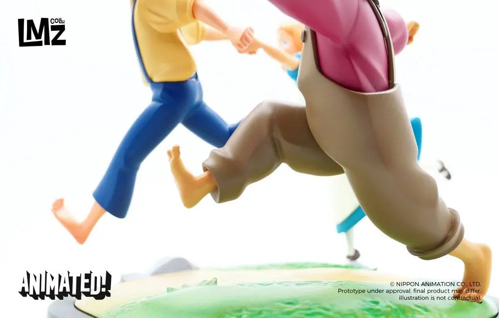 The Adventures of Tom Sawyer Animated! Statua Tom, Huck & Becky 23 cm fotografija proizvoda